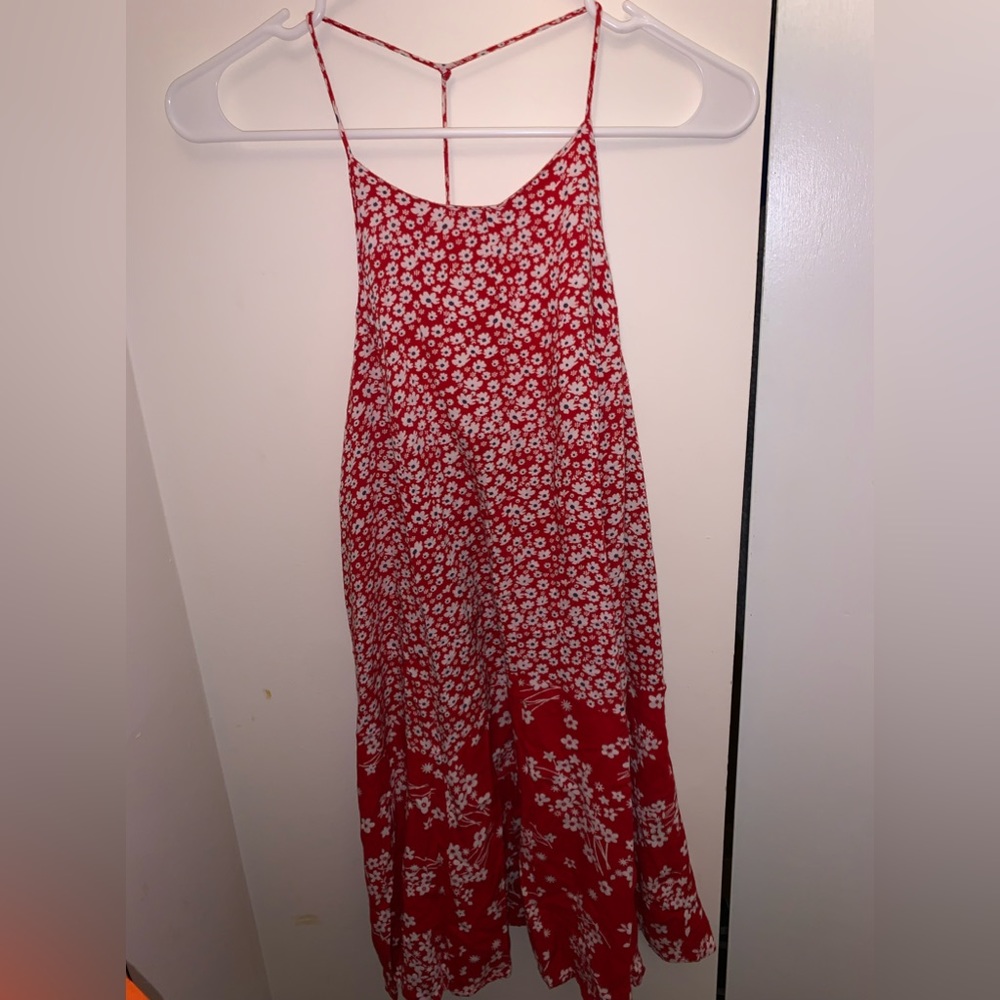 Really pretty red Spaghetti strap summer dress❤️